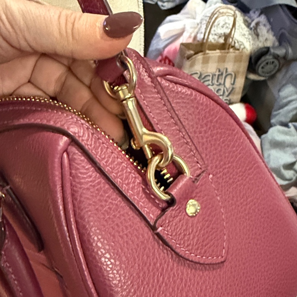 Coach limited edition pink Rowan Satchel - Picture 4 of 8